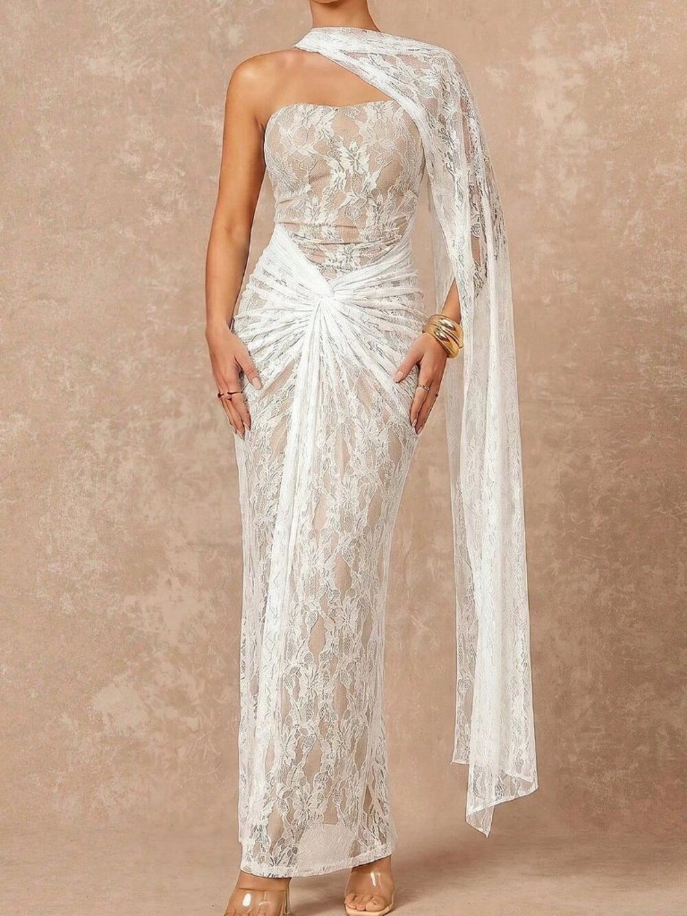 White Party Women's Floral Elegant Dress